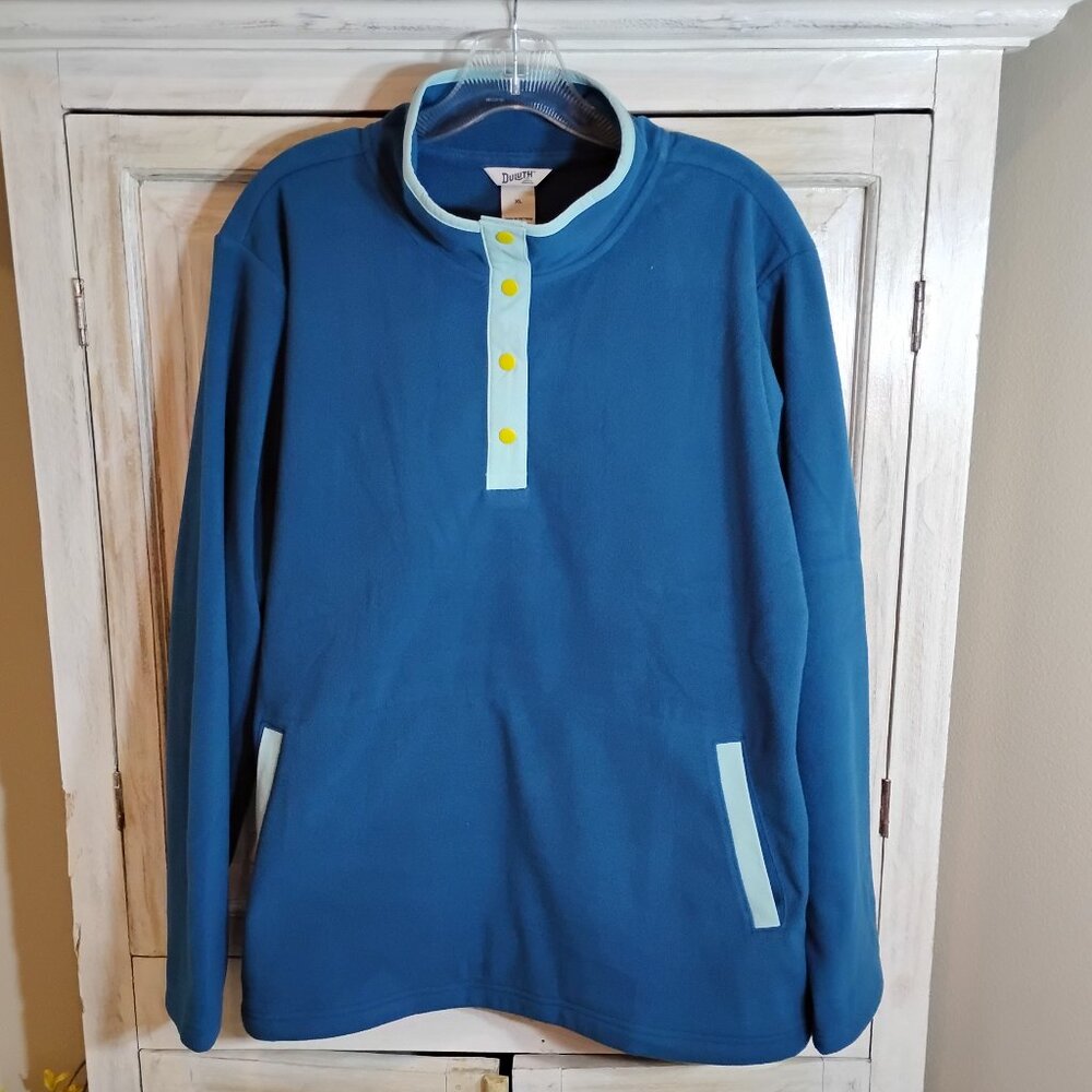 Duluth Trading Doubleback Fleece Pullover Sweatshirt Size XL EUC